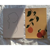 ) the fall melody) Gentle worthy color retro special small card suit 2 only in autumn