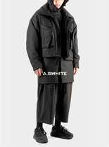 AS store Jifeng Heavy Industry 19F-ES-JJ02 black cotton jacket two styles are not two-sided