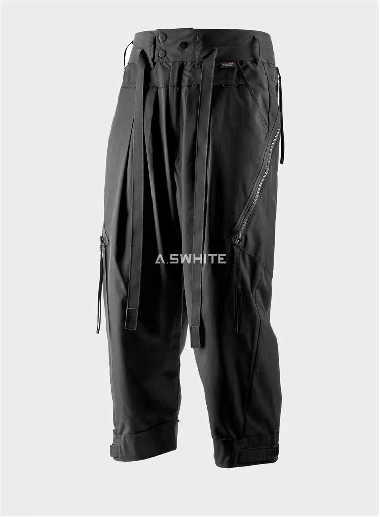 Jifeng Heavy Industries 20F-PL03 Black Lotus Pleated Pants Lotus Pleated Pants