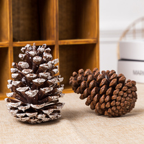Natural Pine Cone Decoration Mori Christmas Ornaments Dried Flowers Big Pine Pine Tower Props Dry Branches Christmas Tree Hanging