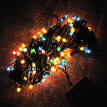 Small colored lights flashing lights rice thread lights Full of Stars colorful color neon home Christmas tree holiday decorative lights