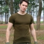 Quần áo ngoài trời quân đội quần áo nam đồng phục mùa hè tay ngắn đặc biệt lực áo thun cắm trại tập thể dục chiến thuật đào tạo áo sơ mi nửa tay áo thun gym