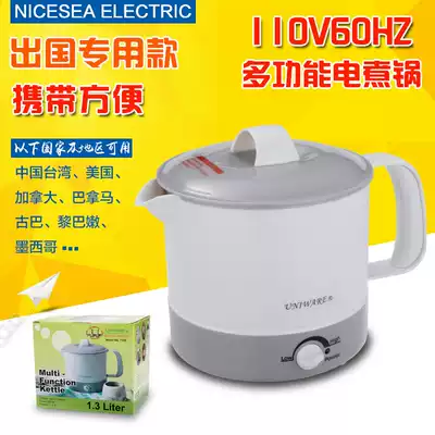 110V fast cooking pot abroad multifunctional open kettle overseas travel electric pot soup cooking porridge pot 110 volt student pot