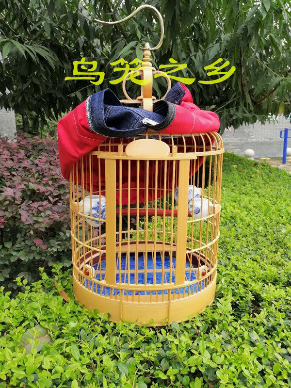 Sichuan Cage Painting Brow Pure Handmade Bamboo Bird Cage Boutique Sichuan Cage full set of matching Qi