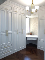 Custom-made solid wood baking lacquered overall wardrobe cabinets custom-made oak waterloo cupboards body solid wood blank semi-finished cabinet door