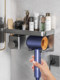Dyson Hair Dryer Holder Bathroom Storage Rack No-Drill Wall-Mounted Bathroom Wall Hair Dryer Storage Rack