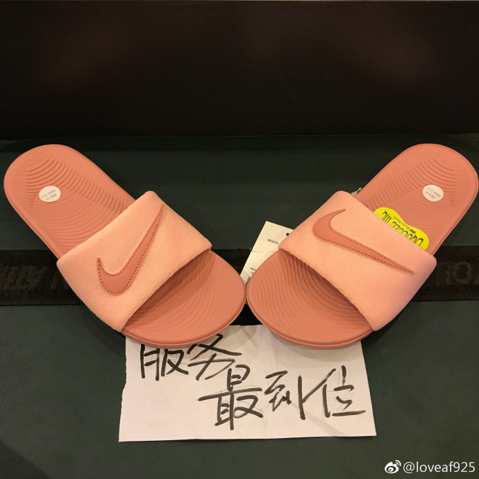 夏 343881-614-007 AO4642-200 NIKE BENASSI Dép nữ Bột Cherry Blossom dép adidas