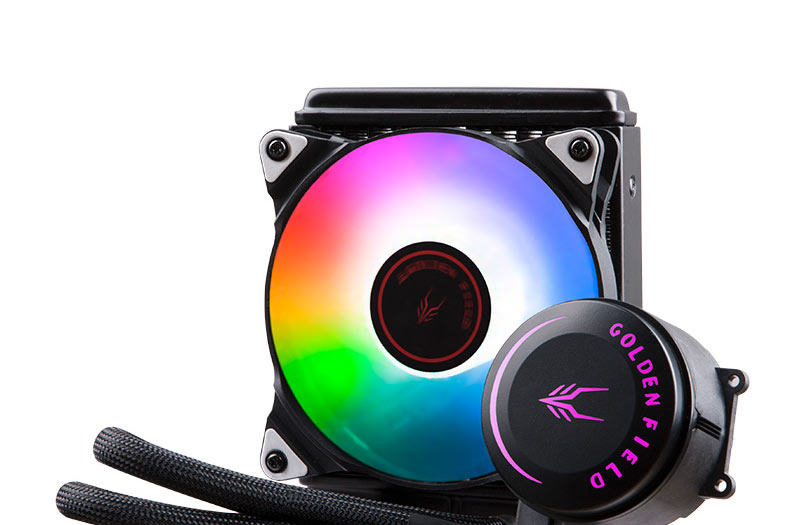 Golden River Fields Silver Fox Fox 120G 240G CPU Water-cooled Radiator Table Top Computer Beliefs Glowing Seven Colorful SUCKING LIGHTS