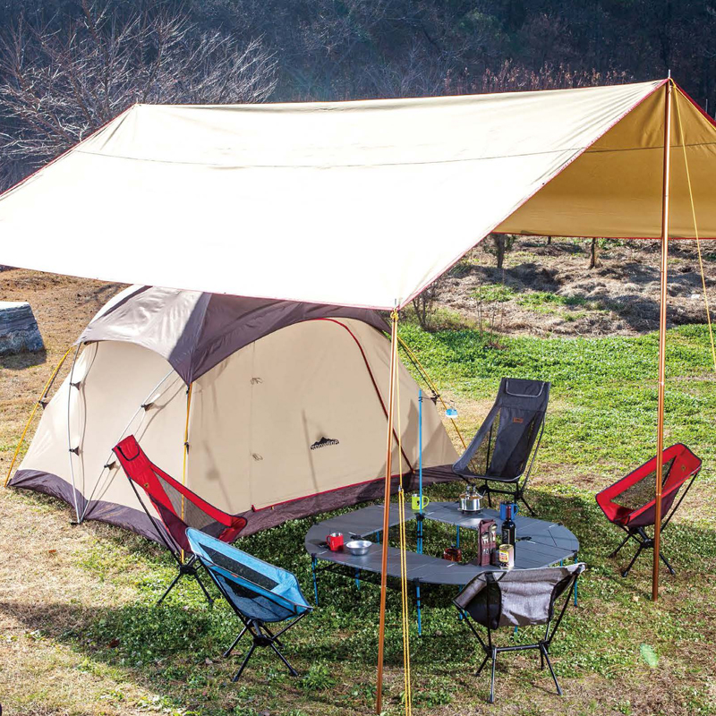 Players equip Korea Snowline Cube PLUS Home Edition lightweight portable IGT folding desk suite