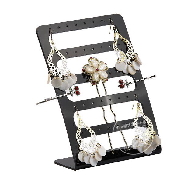 Acrylic Earrings Ear Stitch Ornament Necklace Handmade Pendant Display Show Shelf Shelving 9010