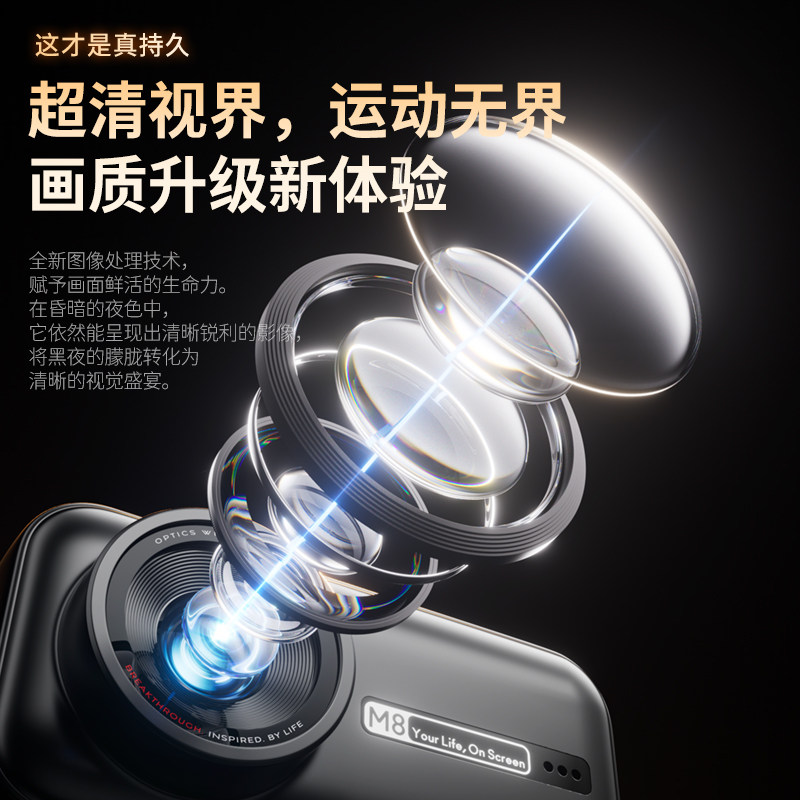 Sports Thumb Camera, Cycling Recorder, Chest-Mounted Pocket, Portable Mini Hd Vlog Digital Camera