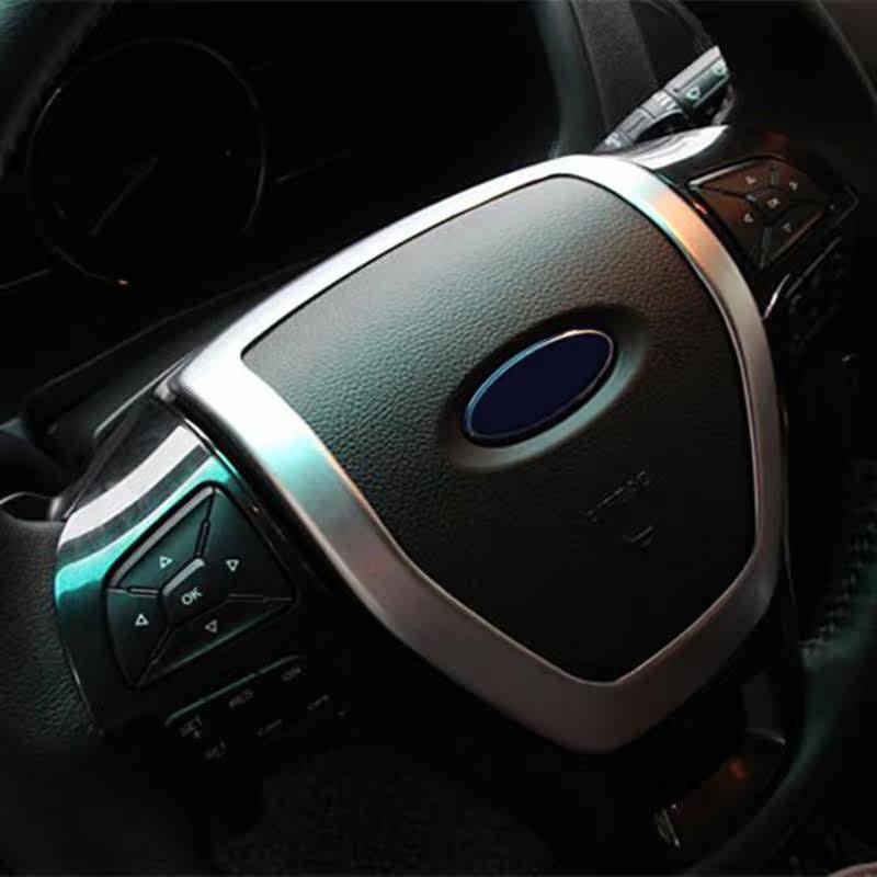 4pcs ABS Plating Inner Armrest Decorative Frame Cover for Ford Explorer 2016