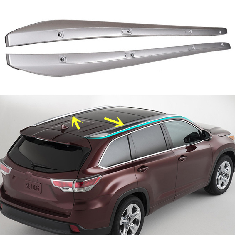 For Toyota Highlander 2014-2016 Car Top Roof Rack Cross Bars Luggage Carrier | eBay 2016 Toyota Highlander Roof Rack Cross Bars