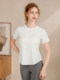 Yoga Clothes for Women in Summer, Slimming and Slimming, Running and Fitness Tops, Pilates Sports Training Clothes, Quick-Drying Short-Sleeved T-Shirts