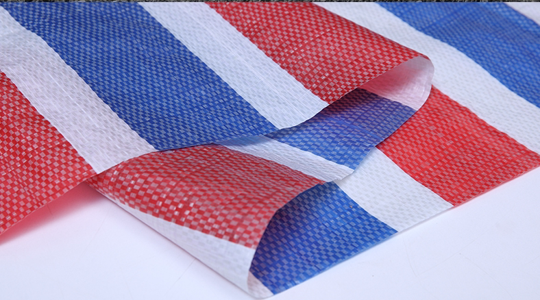Polyethylene thickened colour strip cloth Rain-proof tarpaulin waterproof cloth tricolour red and white blue plastic sunscreen renovate disposable