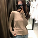 Zara, лонгслив с круглым воротником, трикотажный свитер, косплей, с рукавом