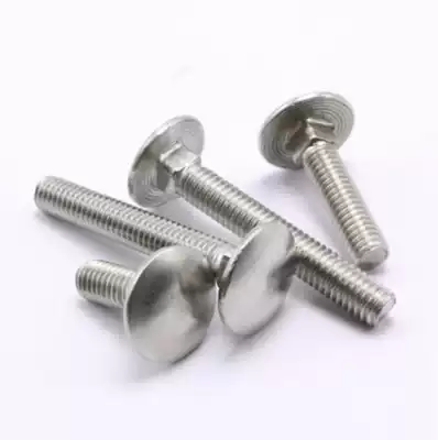 M6M8M10 * 30 authentic 304 stainless steel round head square neck carriage bolt big flat head square neck bridge screw