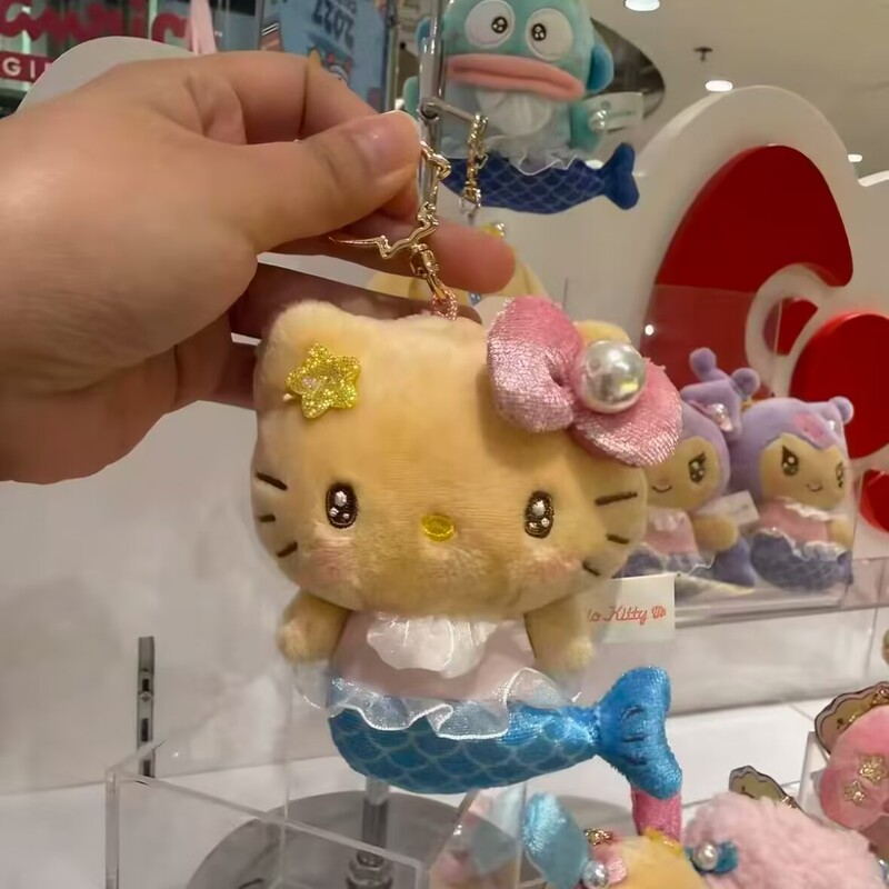Japan Sanvr Hong Kong Limited Edition Kitty Mermaid Series Bag Pendant Doll Decoration Keychain Holiday Gift Japan Sanvr Hong Kong Limited Edition Kitty Mermaid Series Bag Pendant Doll Decoration Keychain Holiday Gift