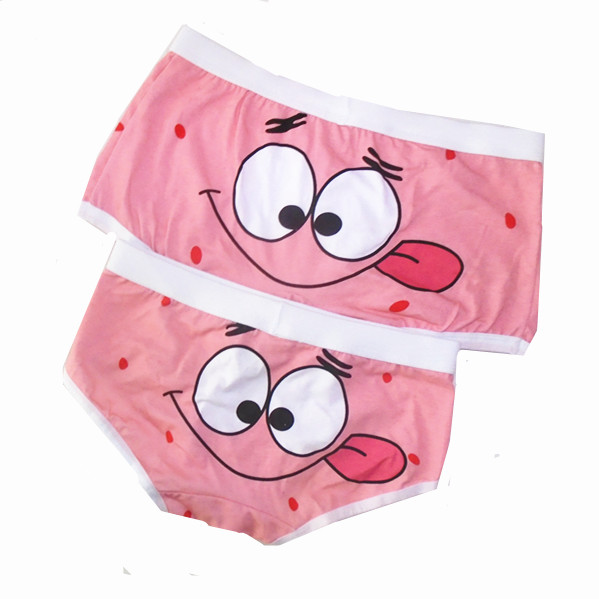 SpongeBob SquarePants Cotton Nam Boxer Quần Dễ Thương Cartoon Cặp Vợ Chồng Quần của Phụ Nữ Quần Tam Giác