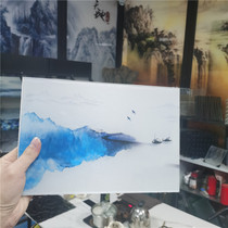 Customized clip-on glass ultra-white Changhong clip-on glass hotel entrance screen partition art glass laminated glass