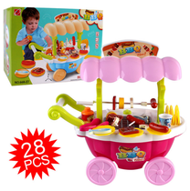 A variety of options) play house barbecue dessert cart cut cake toys children play house toys