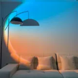 Horizon Net Red Coast Line Lain Sun Lantern зажигает атмосфера света света спальни гостиной
