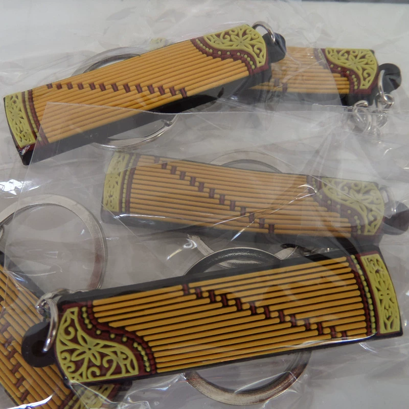 Guanch Keychain Guzheng Keychain Mini Guzheng Trinkets Treo Guzheng Nail Phụ kiện nhạc cụ túi đựng đàn guitar