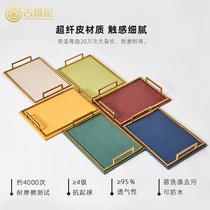 Light Lavish Trinkets Glass Morandi Trays Pendulum Pieces Home Creative Modern Rectangular Gen Guan Key Contained