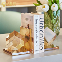 Light and luxurious modern minimalist book leaning on the office desk High-end Soft Decorations Home Book House Art Furnishing