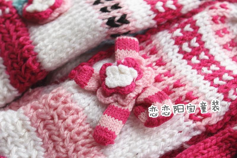 Mùa đông phụ nữ cộng với nhung dày găng tay ấm len đan găng lạnh găng tay lái xe