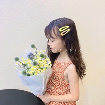 NIONIO STUDIO Korea imported pure handmade colorful bb clip childrens word clip Liu parent-child models spot