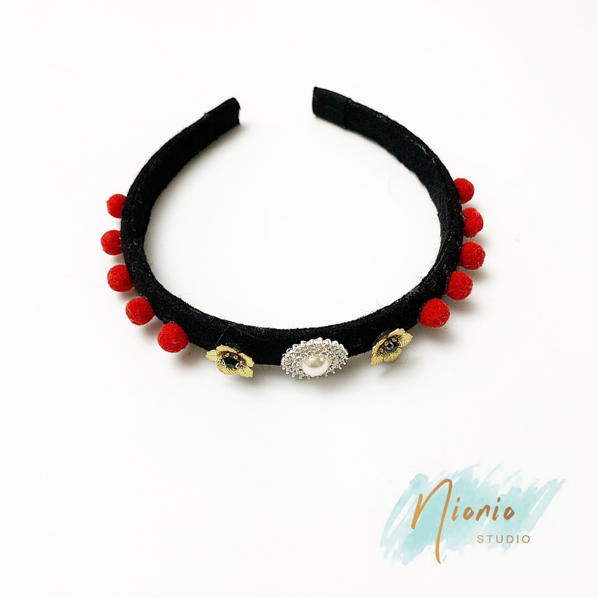 mymininionio New Year's hair ball sunflower children's headband