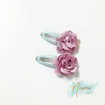 NIONIO STUDIO Handmade Childrens Hair Accessories Camellia BB Clip