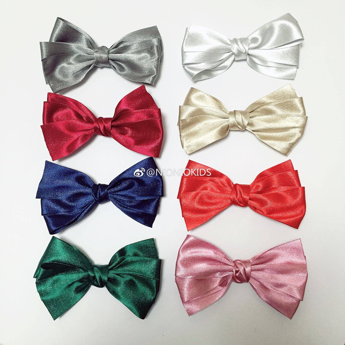 NIONIO STUDIO Korea imported pearl bow children's hair clip