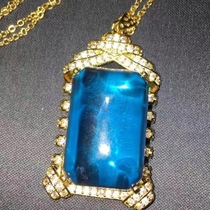 Antique collection sapphire necklace tested hardness above nine