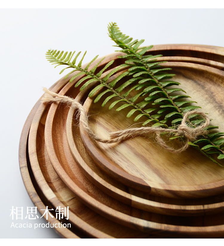 Nhật bản Acacia Tấm Gỗ Trà Buổi Chiều Bánh Bìa Trái Cây Bánh Mì Tráng Miệng Bánh Pizza Món Ăn Bụi Glass Bìa West Point Tray khay gỗ đựng ấm chén