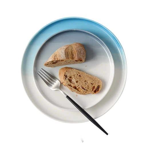 Творческий акварельный торт десерт десерт, фланг -западный ресторан валюта холодные холодные блюда суши -тарелка дома