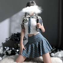 jk uniform Xia Qingchun cute student costume play cos sexy miniskirt theme nightclub Japanese seduction suit