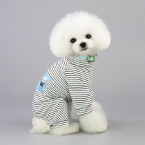 Dogs dust-proof clothes 4 feet Summer thin anti-fall Mao Summer anti-dirty bag belly sunscreen for the bottom shirt Home Clothing cotton