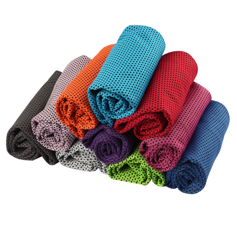 Cold sensation Sport towels Sweat Sweat gym Sweat Towels Cool speed Dry men and women running wrist towels basketball Ice towels-Taobao