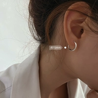 【S925 Серебряная игла】 Серебряная пара средней номеры