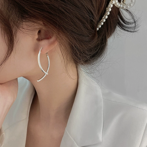 Z小姐 Небольшие дизайнерские серьги, 2025 года, популярно в интернете, тренд сезона