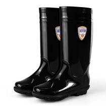 Rain shoes mens water boots rain boots mens waterproof high tube summer short tube overshoes rubber shoes non-slip water boots