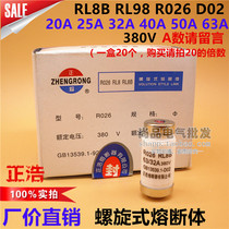Zhenghao RL8B-63 melt core RO26 R026 RL98 spiral ceramic fuse fuse 380V