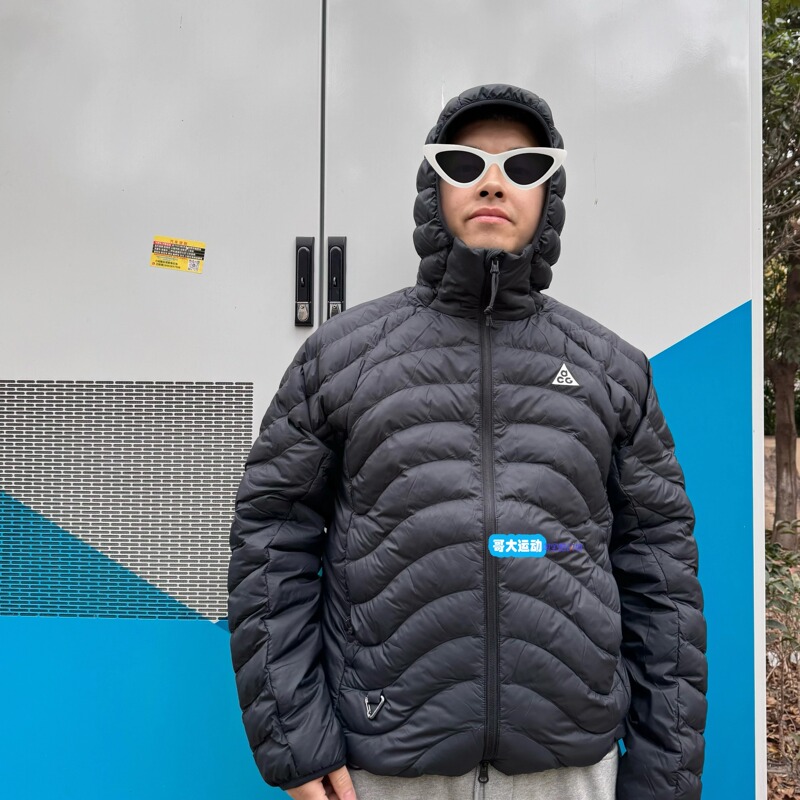 Nike Acg Therma-Fit Warm and Packable Sports Casual Ribbed Jacket Cotton Coat Hj3736-010