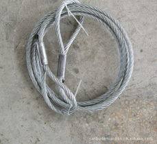 Lifting steel wire rope 1 ton 2 m galvanized pressing of the two heads rope coarse 9 3 manufacturer direct sales specifications-Taobao
