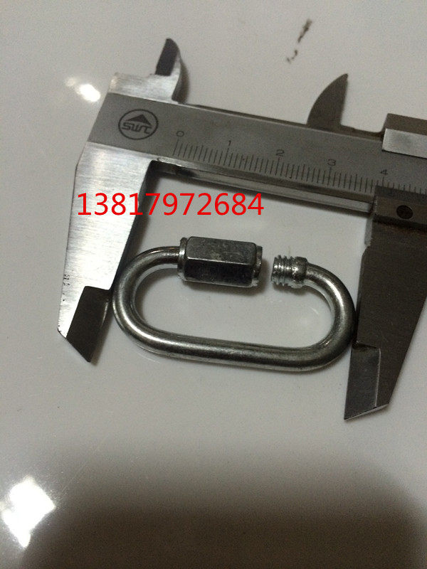 M4 galvanized fast link link spring button chain buckle runway loop volume great discount