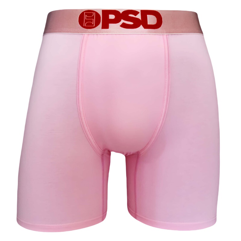Psd Sports Underwear American Style Trendy Brand Men's Pure Cotton Solid Color Simple Base Layer Trendy Elastic Men's Boxer Briefs