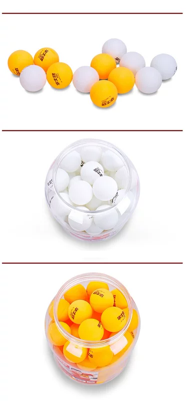 Huashi thương hiệu bóng bàn chính hãng HP604 thùng 40mm thùng bóng bàn liền mạch 60 bóng bàn đóng hộp