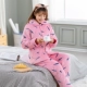 Phụ nữ mùa đông san hô nhung nhung đồ ngủ phụ nữ ấm áp ba lớp dày cộng với flannel nhung dễ thương dịch vụ nhà phù hợp